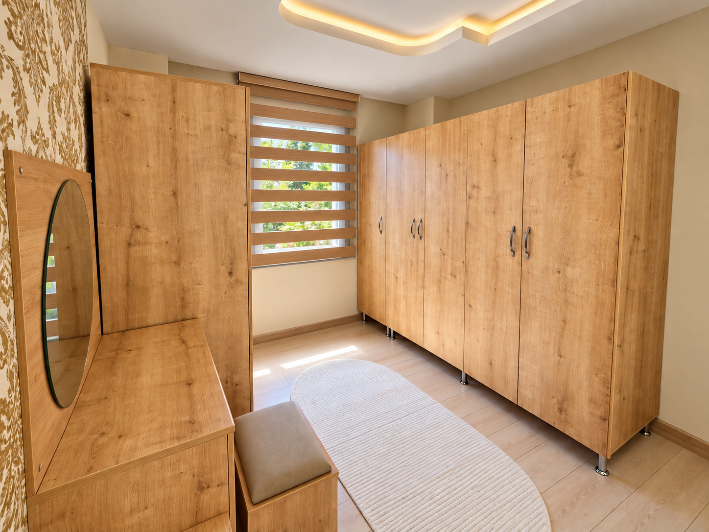 Muammer Akar Mah. Yeni Bina Bahçe Katı Eşyalı Kiralık 1+1 Daire fotoğraf 17