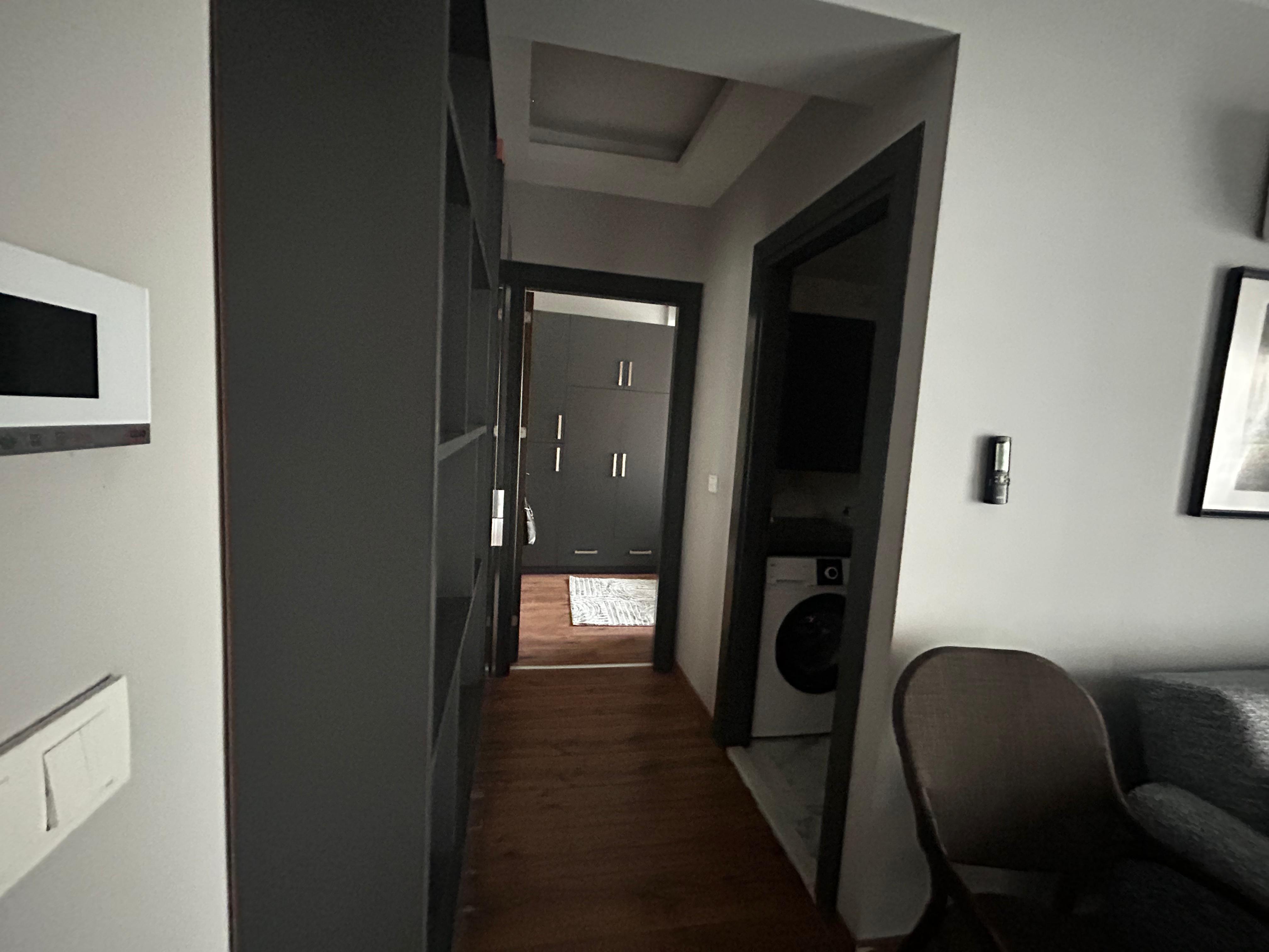 Bornova Ergene Mahallesi Yeni Binada Eşyalı 1+1 Kiralık Daire fotoğraf 9