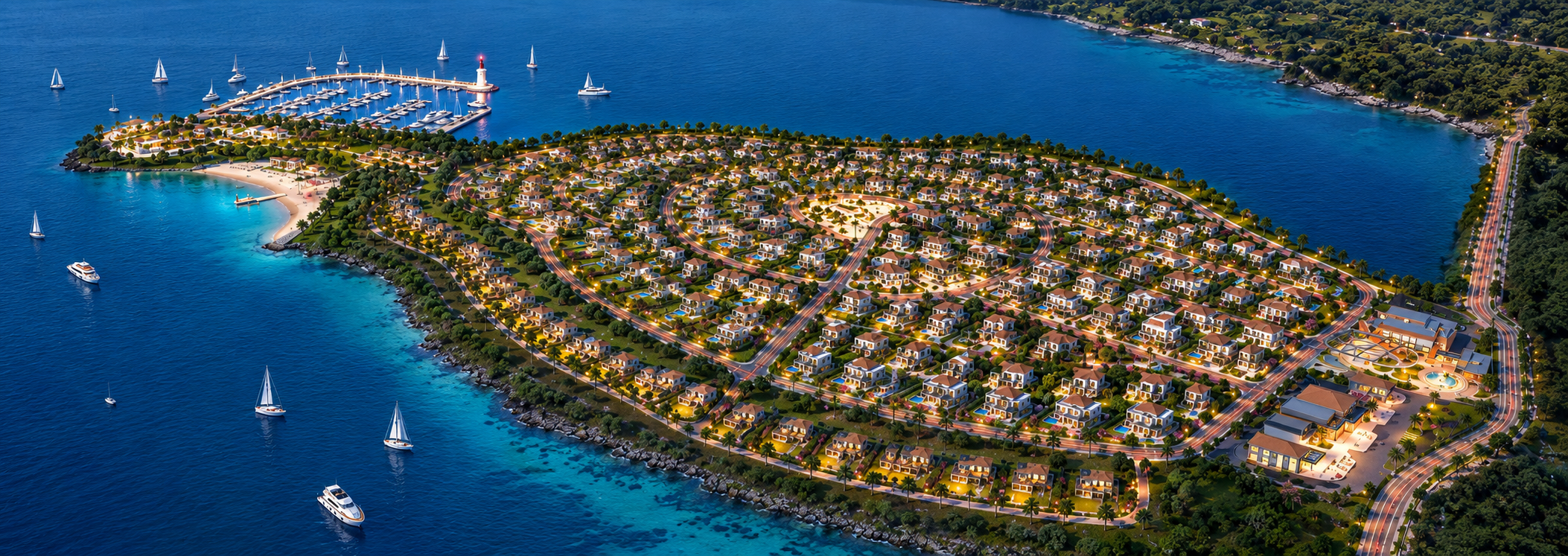 İzmir Mordoğan Oyak İnşaat Mormarin Villas Projesi Satılık 4+1